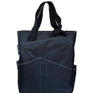 Maggie Mather Tennis Black Tote